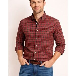 Brooks Brothers Plaid Button Down Shirt Small Red Green Al Borland Preppy